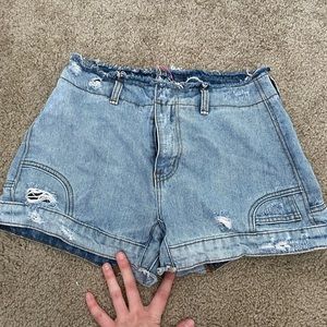 Fashion Nova upside down shorts